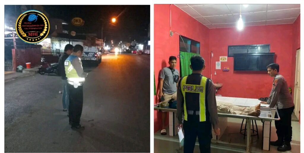 Laka Tunggal Dini Hari di Jalan SM Raja, Satu Pengendara Tewas