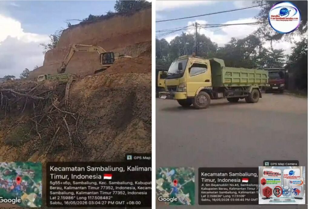 Diduga Galian C di Sambaliung Beroperasi Terang-terangan Warga Desa Polda kaltim dan