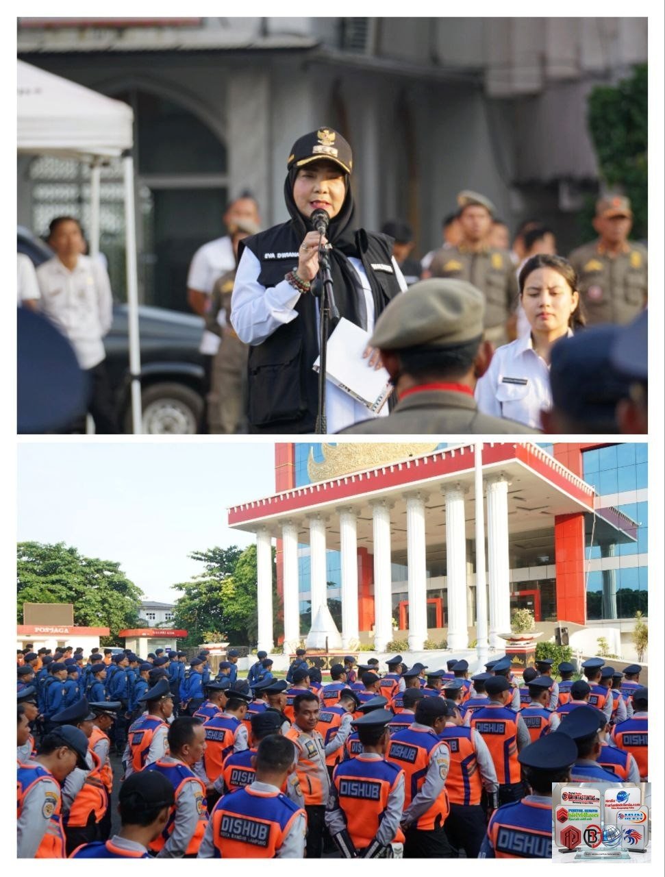 Wali Kota Eva Dwiana Pimpin Apel Siaga, Perkuat Pengamanan dan Toleransi Jelang Libur Panjang
