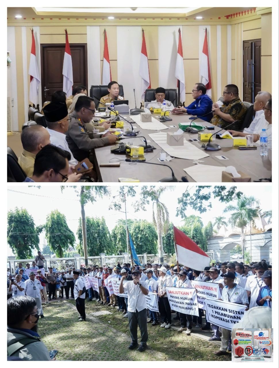 Terima Aspirasi Buruh, Pemprov Lampung Gelar Dialog