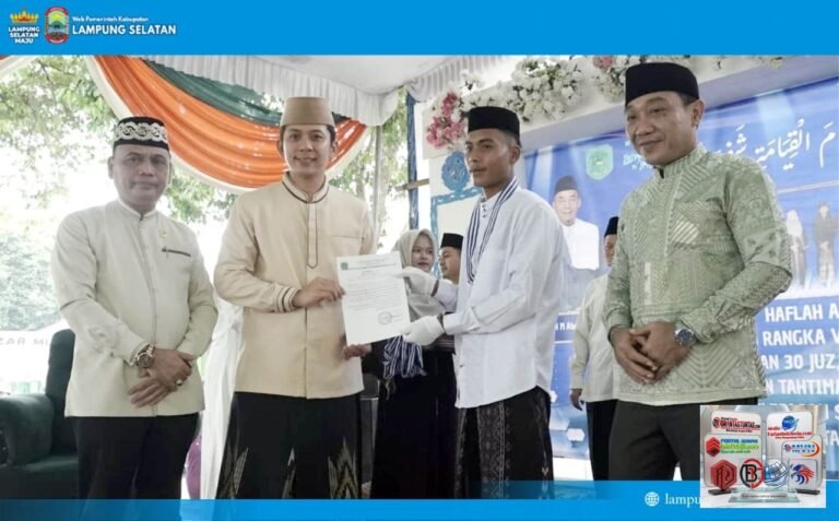 Hadiri Haflah Akhirussanah di Natar, Bupati Egi Tegaskan Pesantren Pilar Utama Cetak Generasi Emas 2045
Pemerintahan