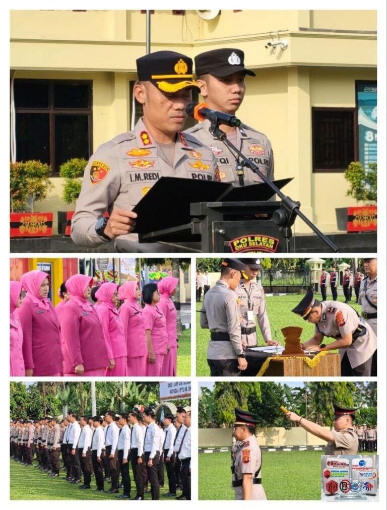 Regenerasi Intelkam, Polres OKU Selatan Gelar Sertijab: AKP Arie Goesman ke Lahat, Iptu M. Soleh Masuk