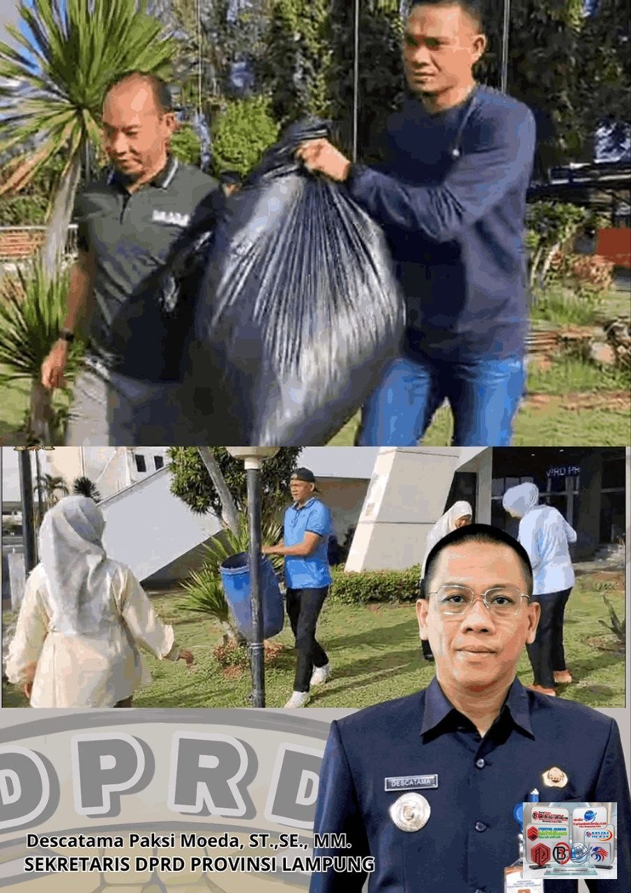 Sekretariat DPRD Provinsi Lampung Gelar Kurve Jumat, Wujudkan Lingkungan Kerja Bersih dan Nyaman