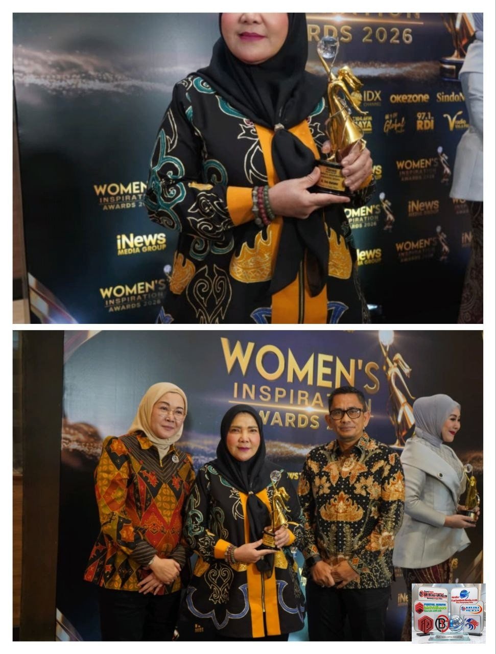 Walikota Bandar lampung, Raih Penghargaan  Women’s Inspiration Awards 2026