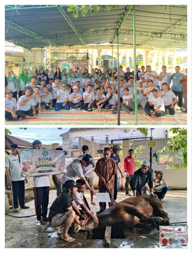 Qurban 1447 H di Masjid Al Iman Berjalan Lancar dan Penuh Semangat Kebersamaan