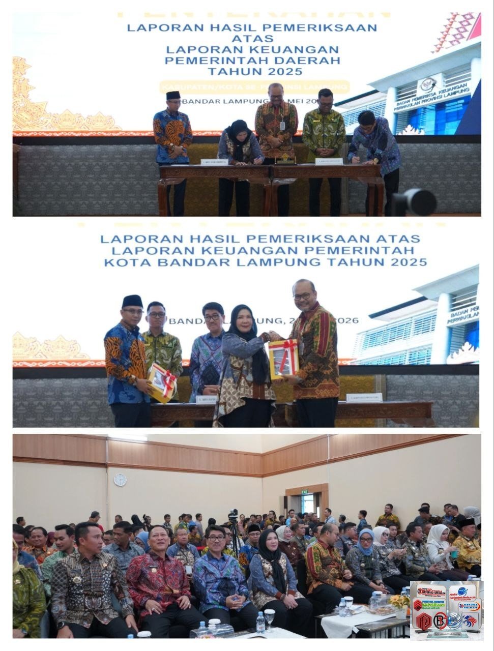 Selamat ! Pemkot Bandar Lampung Kembali Raih WTP