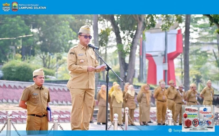 Apel Mingguan Pemkab Lampung Selatan, Darmawan Ingatkan ASN: Jangan Sekadar Hadir, Harus Berdampak untuk Masyarakat