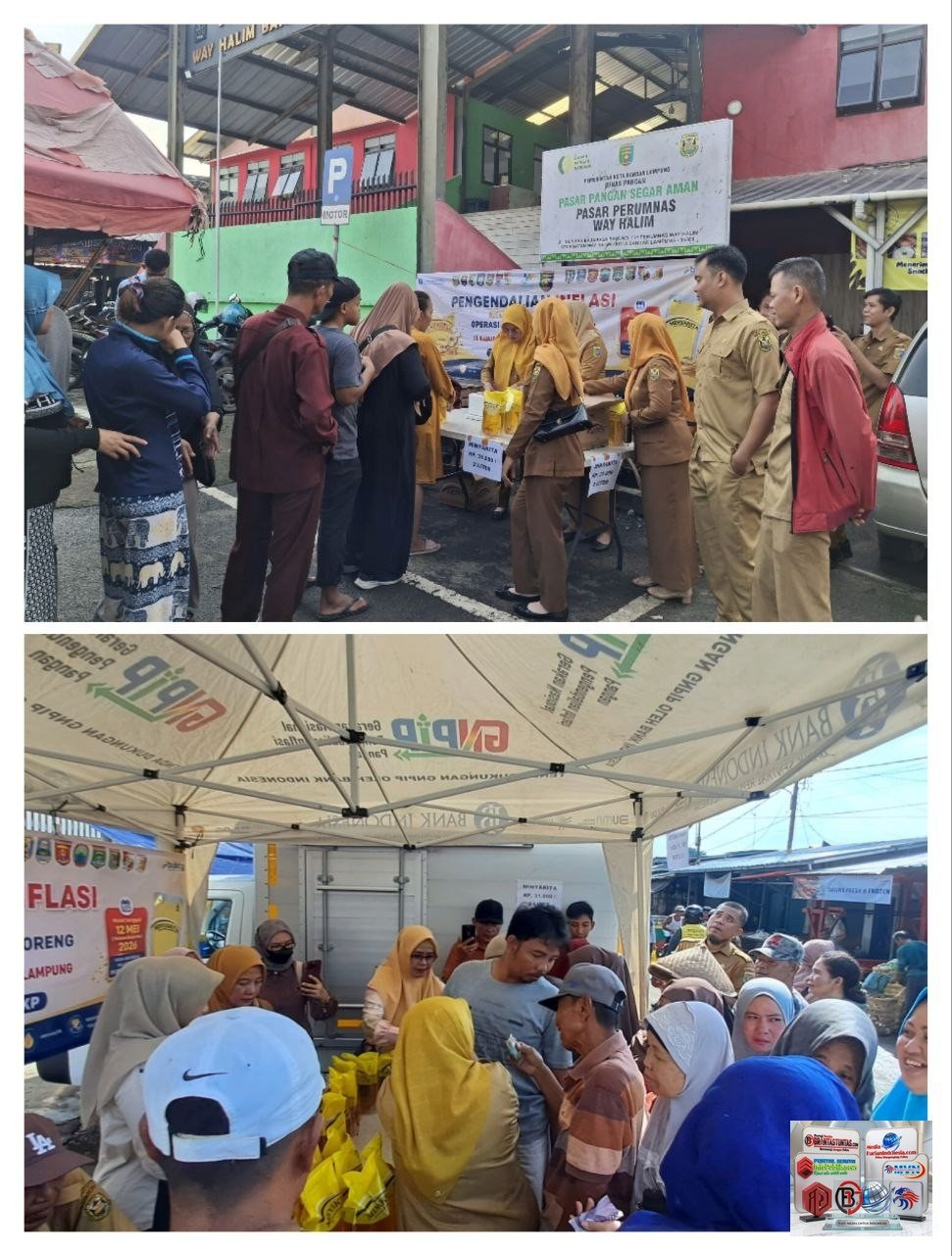 Jaga Stabilitas Harga Bahan Pokok, Pemprov Lampung Gelar Operasi Pasar Serentak di 15 Kabupten/Kota