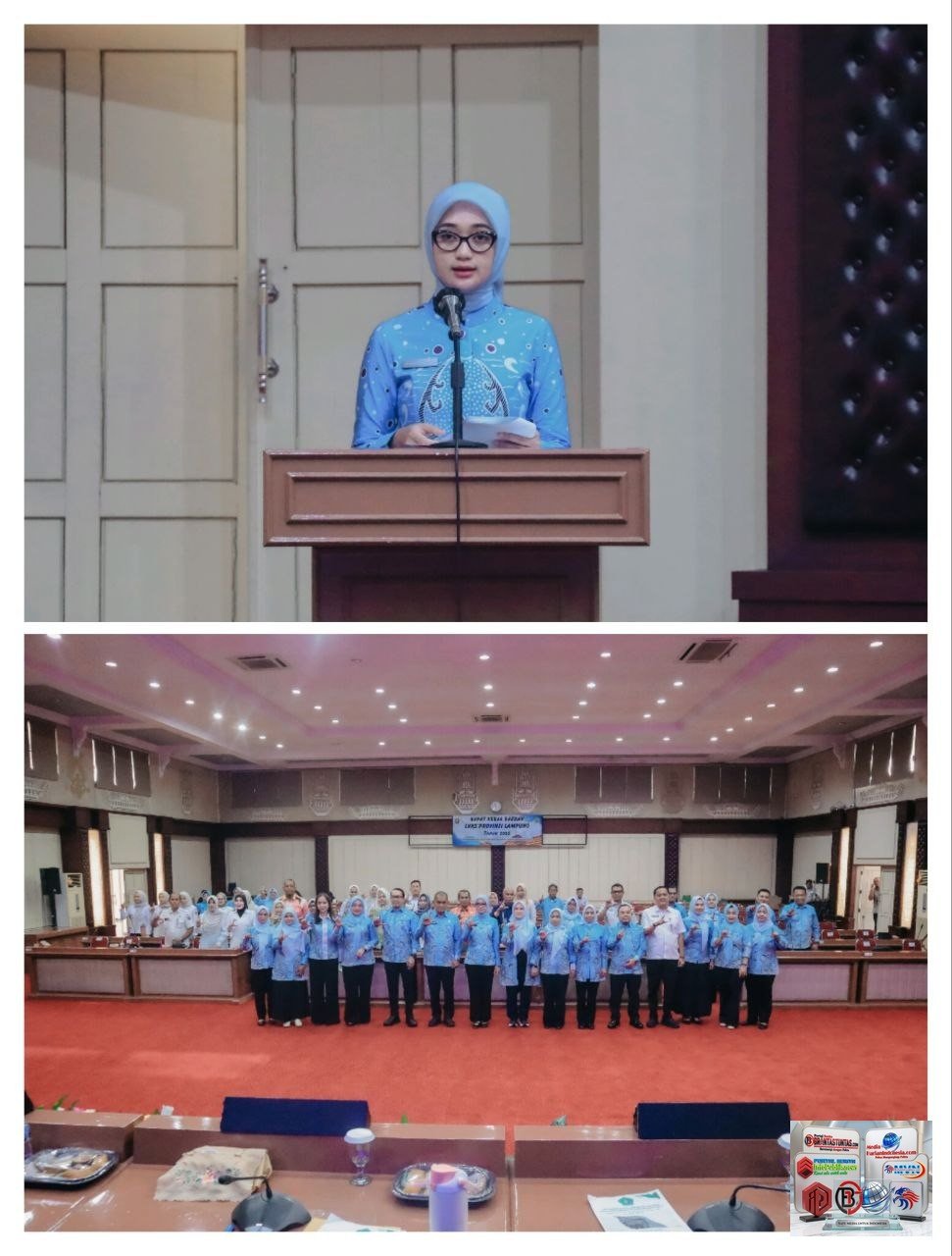 Pemprov Lampung Dorong LKKS Jadi Ujung Tombak Pelayanan Sosial di Daerah