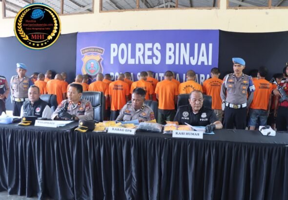 Tak Ada Ruang! Polres Binjai Tegaskan Komitmen Perangi Narkoba, Operasi Antik Toba 2026 Ungkap 23 Kasus dan 28 Tersangka