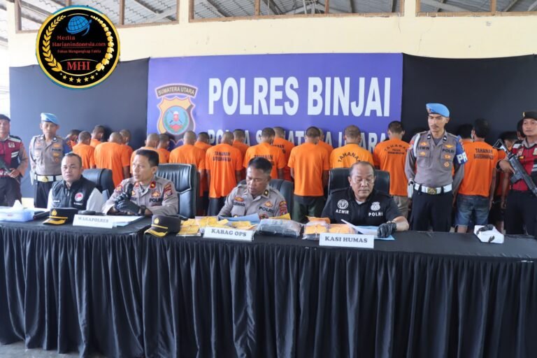 Tak Ada Ruang! Polres Binjai Tegaskan Komitmen Perangi Narkoba, Operasi Antik Toba 2026 Ungkap 23 Kasus dan 28 Tersangka
