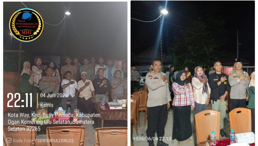 SERAGAM COKLAT TURUN KE DESA KAPOLRES OKU SELATAN RONDA SAMPAI LARUT
