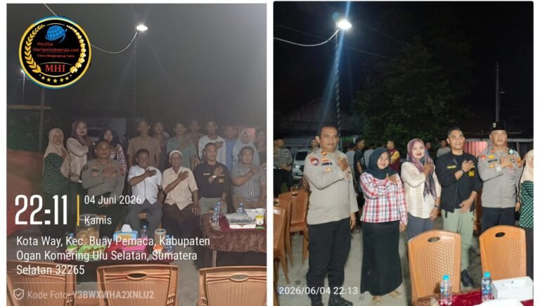 SERAGAM COKLAT TURUN KE DESA KAPOLRES OKU SELATAN RONDA SAMPAI LARUT