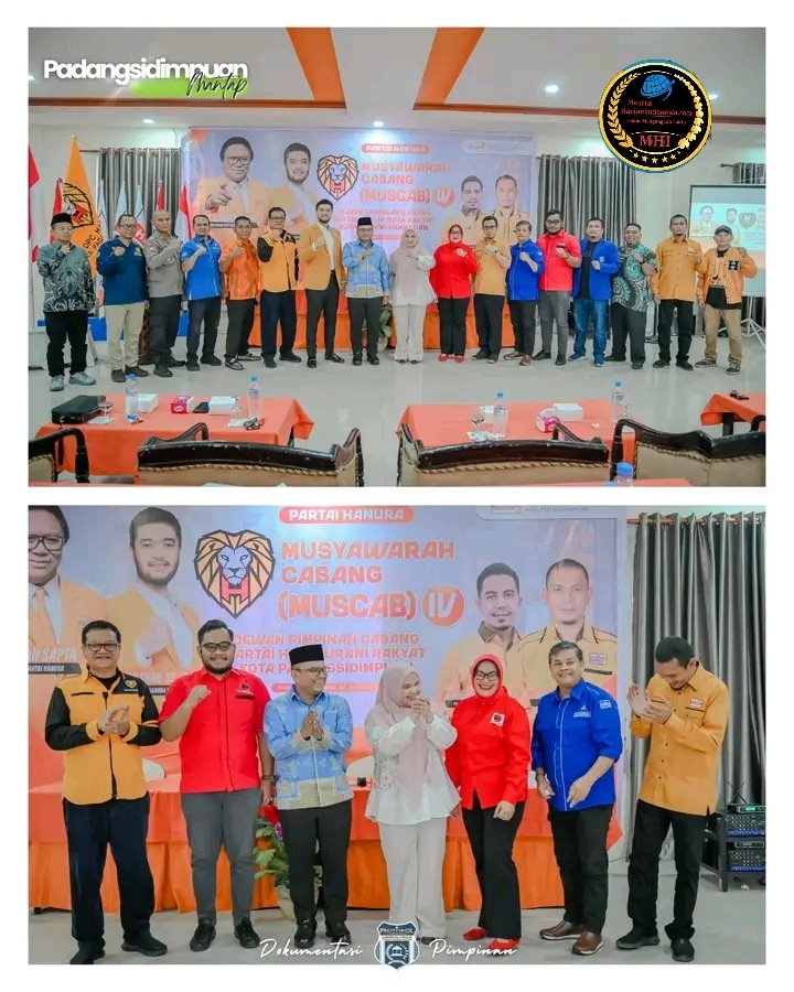 Wali Kota Letnan Dalimunthe Hadiri Muscab Hanura, Dorong Sinergi untuk Kemajuan Daerah.