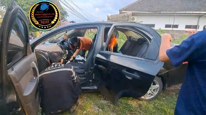 Beristirahat Saat Listrik Padam, Pasutri di Medan Denai Diduga Keracunan Gas Mobil