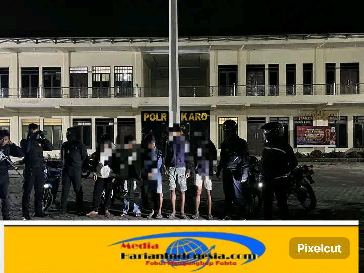 Tim LINGKABER Polres Karo Amankan Sejumlah Kendaraan Berknalpot Brong dan Respon Cepat Laporan Warga