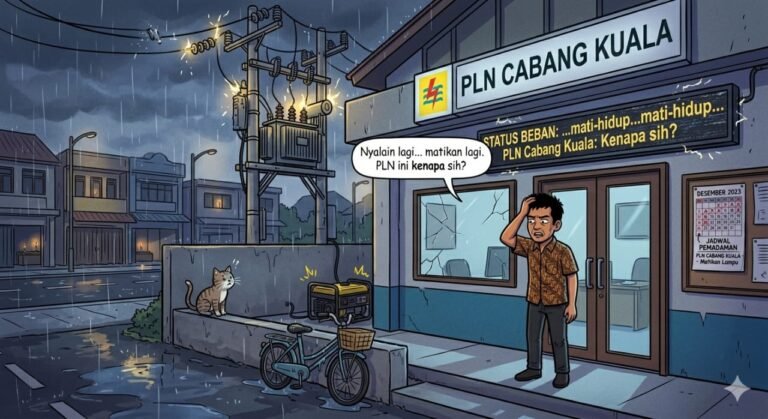Warga Kuala Resah: Listrik Sering Mati-Hidup”, Ancaman Kerusakan Elektronik Meningkat