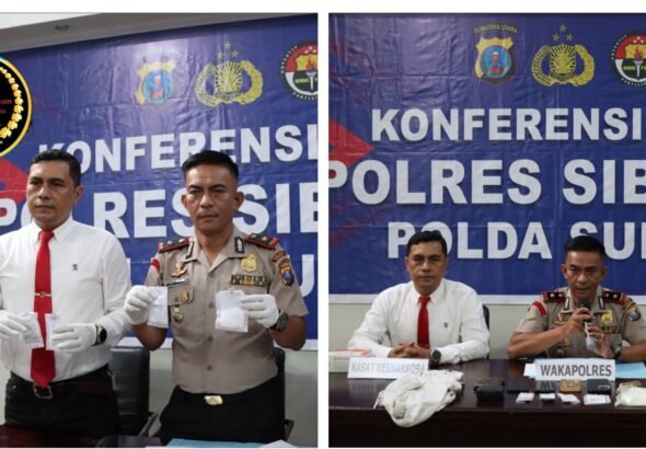 Polres Sibolga Ungkap 6 Kasus Narkoba dalam Ops Antik Toba 2026,10 Tersangka Diamankan