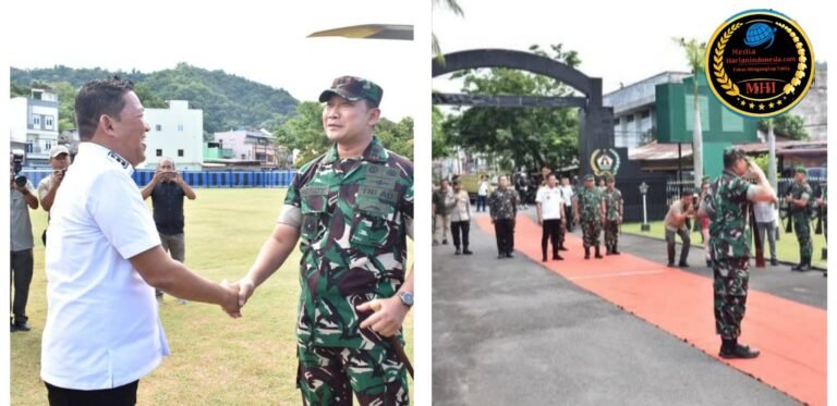 Wakil Wali Kota Sibolga dan Forkopimda Sambut Kunker Pangdam I/Bukit Barisan