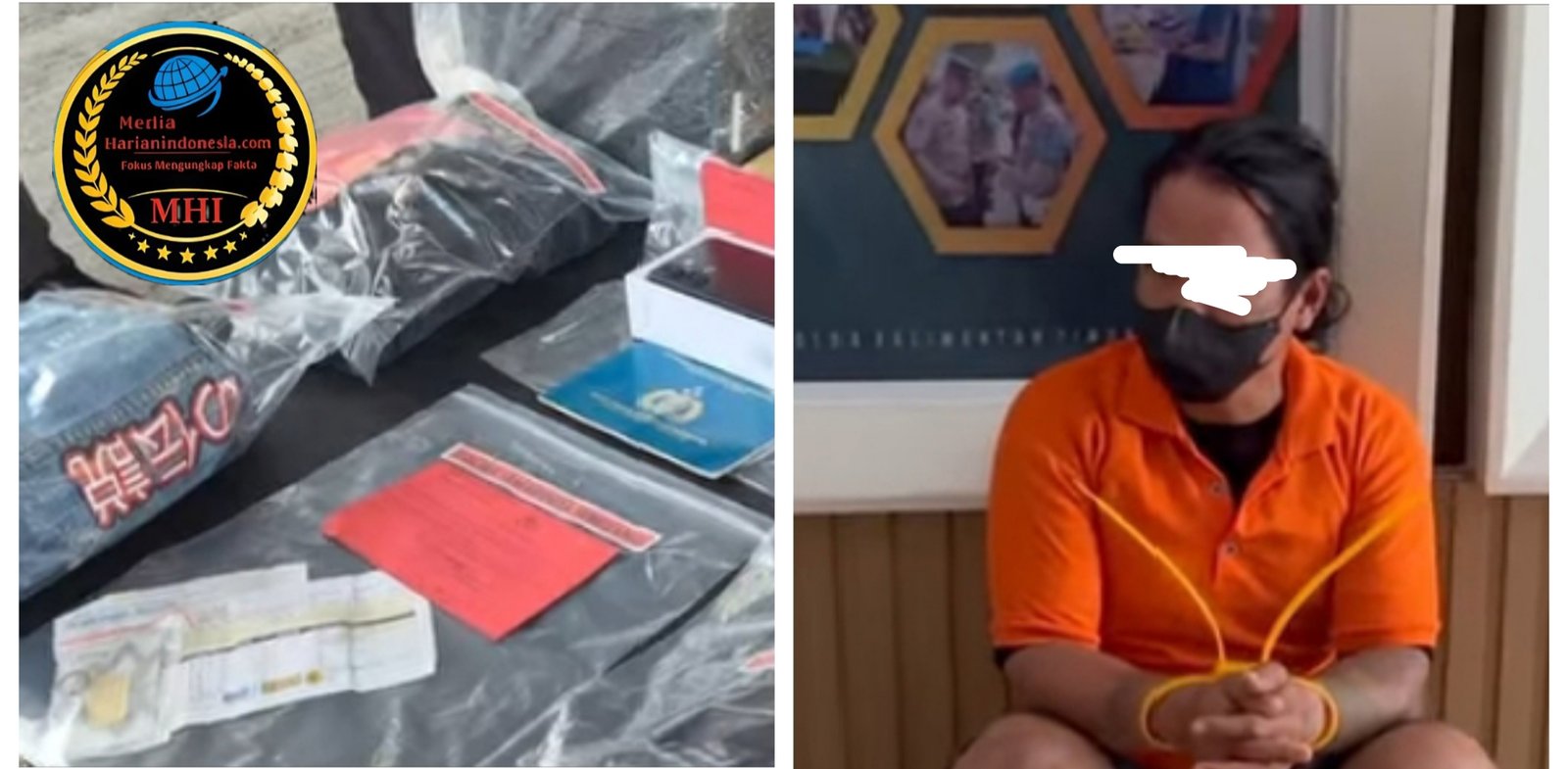 Provinsi kalimantan timur kota Samarinda Kapolresta Samarinda Pimpin Konferensi Pers Pengungkapan Kasus Curas dan Curat di Samarinda Seberang