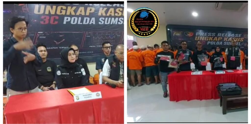 POLDA SUMSEL SAPU BERSIH: 137 PENJAHAT 3C DIBEKUK SEBULAN, RESIDIVIS KEMBALI MASUK BUI
