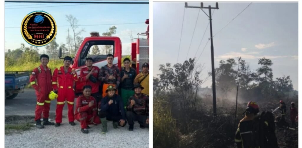 Provinsi kalimantan Timur kab Berau Sinergi Lawan Karhutla, PT Berau Coal Terjunkan Tim ERG Bantu Padamkan Kebakaran di Tumbit Melayu