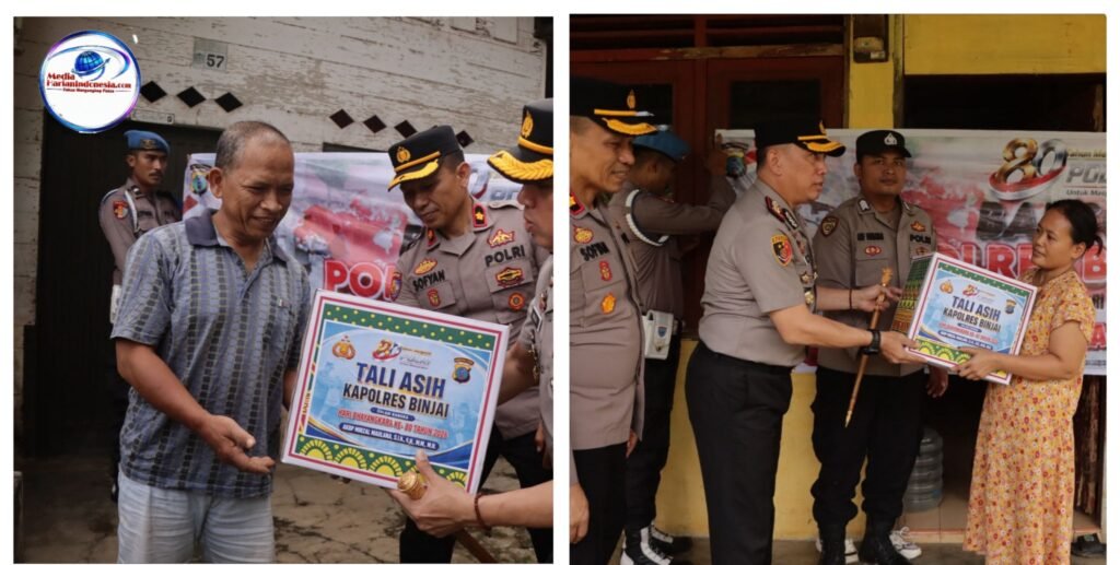 Polres Binjai Tebar Kepedulian Sosial Menyambut Hari Bhayangkara ke-80, Wujud Nyata Polri Humanis dan Hadir untuk Masyarakat