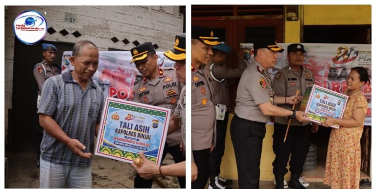Polres Binjai Tebar Kepedulian Sosial Menyambut Hari Bhayangkara ke-80, Wujud Nyata Polri Humanis dan Hadir untuk Masyarakat