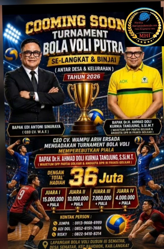 Turnamen VOLI Putra CV Arih Ersadah baru usai