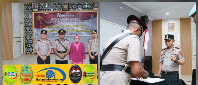 IPTU Ahmad Affandi Hasibuan Resmi Jabat Kapolsek Sorkam Polres Tapteng
