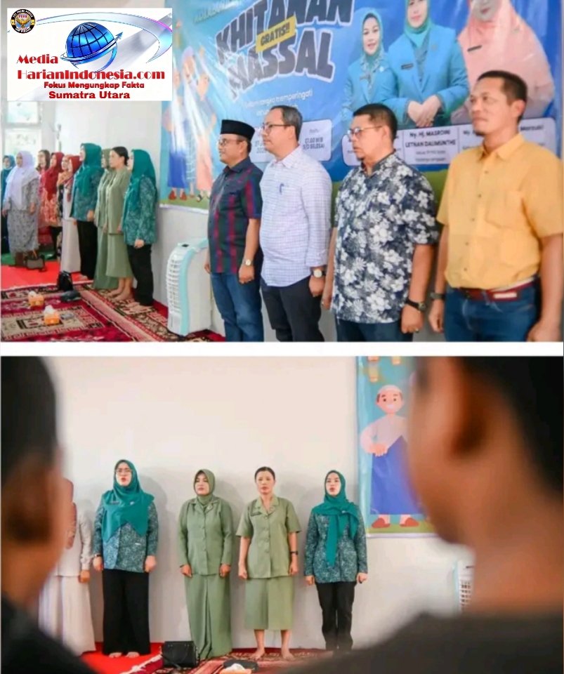 Kolaborasi Mantap, Wali Kota Padangsidimpuan Hadiri Khitanan Massal Gratis bagi 150 Anak Sambut Tahun Baru Hijriah.