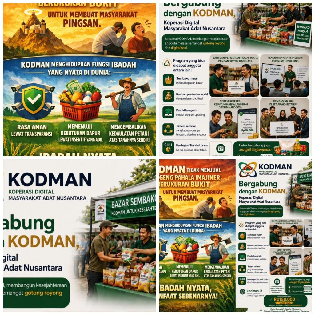 Ketum KODMAN Bpk Wetrizal Abtes: Koperasi Digitalisasi Menjadi Langkah Nyata Meningkatkan Kesejahteraan Rakyat