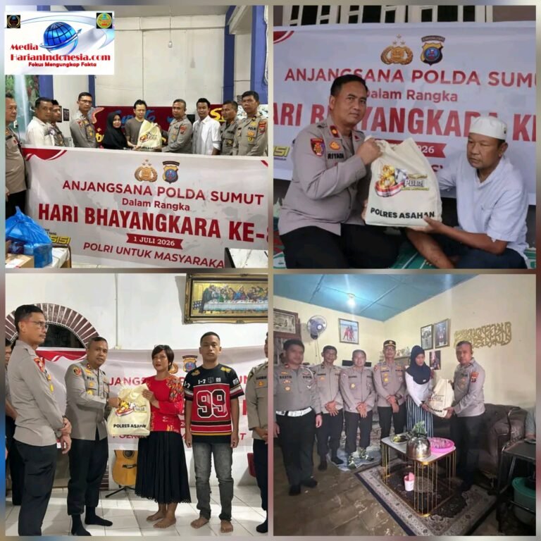 POLRES ASAHAN GELAR ANJANGSANA KEPADA PERSONEL DAN KELUARGA DALAM RANGKA HUT BHAYANGKARA KE-80