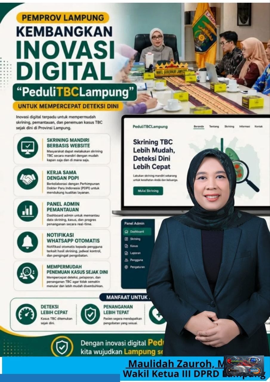 Wakil Ketua III DPRD Lampung Maulidah Zauroh Dorong Penguatan Sinergi Lintas Sektor Percepat Eliminasi TBC