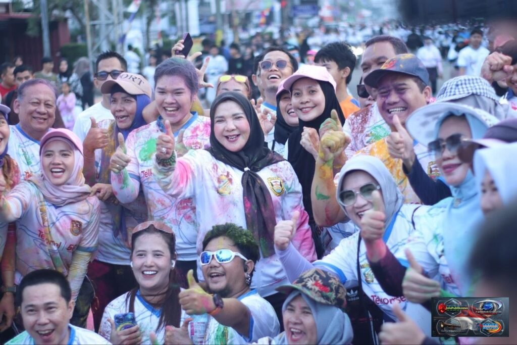 Ribuan Warga Meriahkan Bandar Lampung Color Run 2026, Semarakkan HUT ke-344 Kota Bandar Lampung
