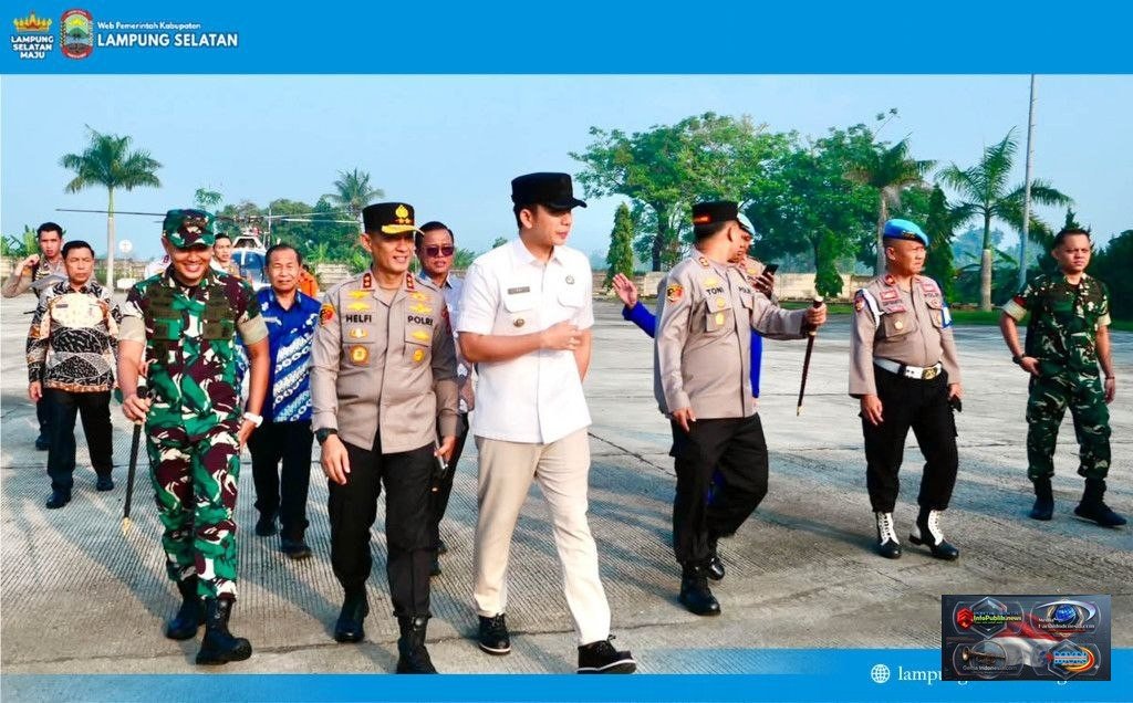 Kunker ke Lampung Selatan, Kapolda Lampung Disambut Langsung Bupati Radityo Egi Pratama