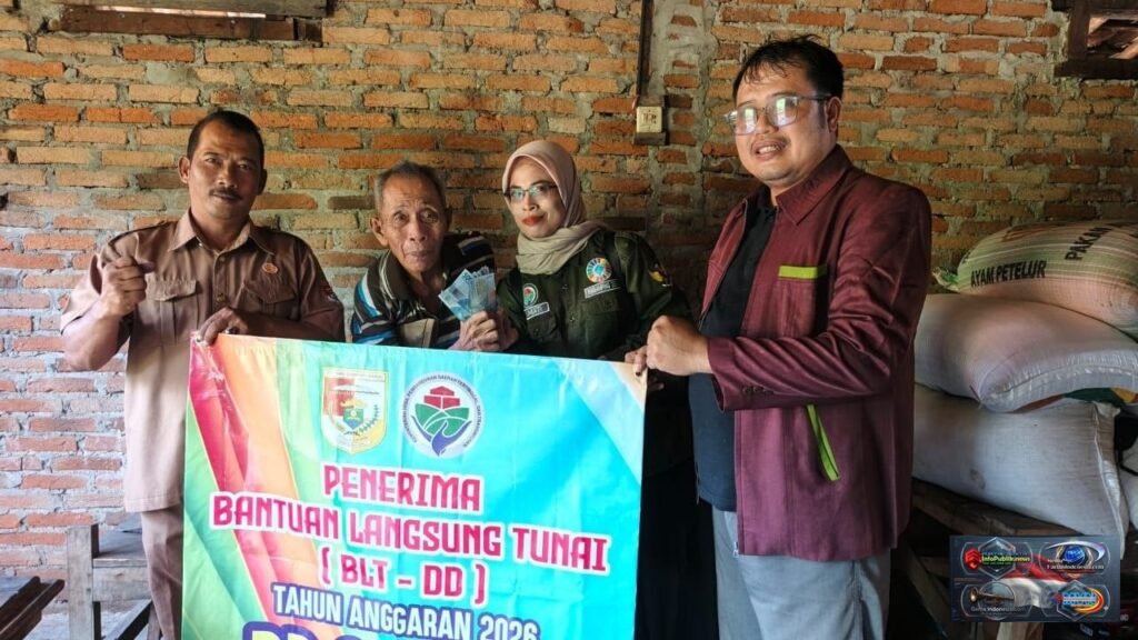 Pemerintah Tiyuh Setia Bumi, Salurkan Dana BLT, DD, Tahap 1 Anggaran Tahun 2026.