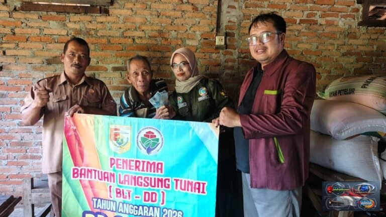Pemerintah Tiyuh Setia Bumi, Salurkan Dana BLT, DD, Tahap 1 Anggaran Tahun 2026.