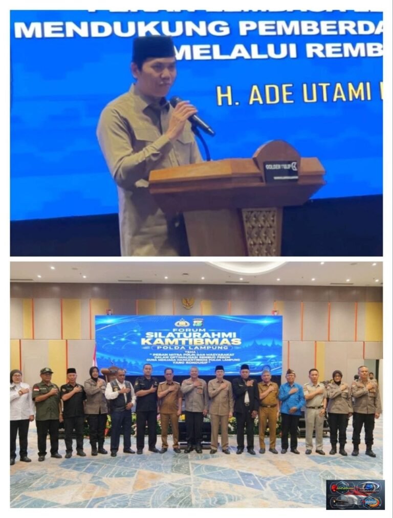 DPRD Lampung Dukung Penguatan Sinergi Kamtibmas melalui Forum Silaturahmi Polda Lampung