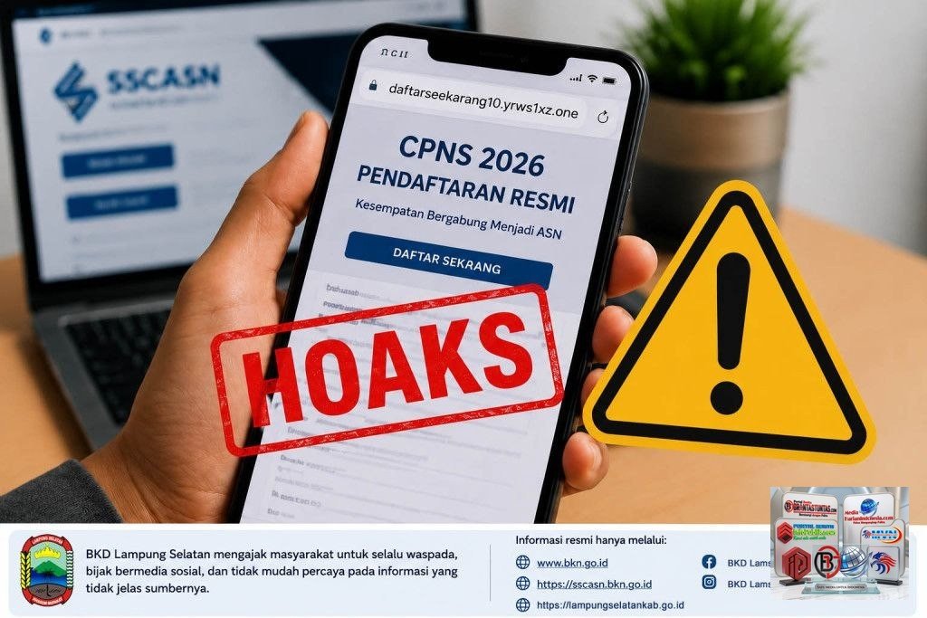 Waspada Penipuan! Link Pendaftaran CPNS 2026 Palsu Beredar, BKD Lampung Selatan Minta Warga Jeli