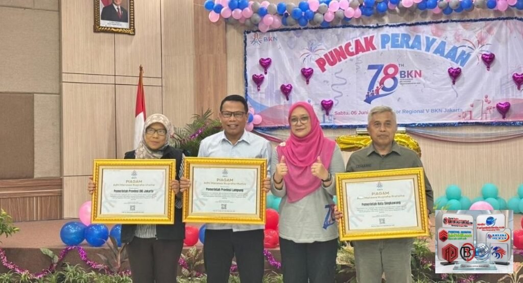 Pemprov Lampung Raih Penghargaan Adhi Manawa Nugraha Madya dari BKN