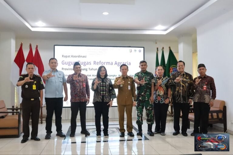 Kolaborasi Multisektoral Diperkuat, Lampung Wujudkan Reforma Agraria untuk Kesejahteraan Rakyat