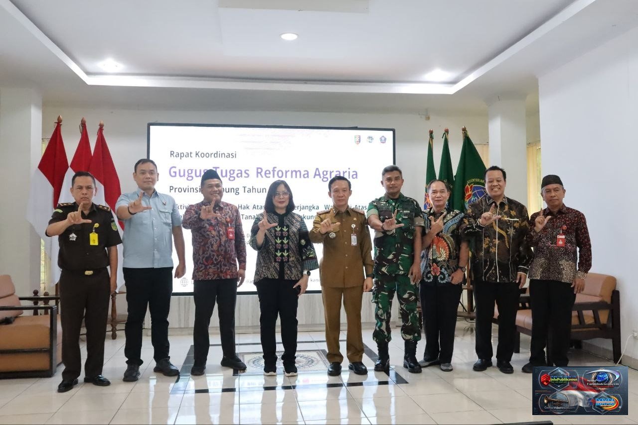 Kolaborasi Multisektoral Diperkuat, Lampung Wujudkan Reforma Agraria untuk Kesejahteraan Rakyat