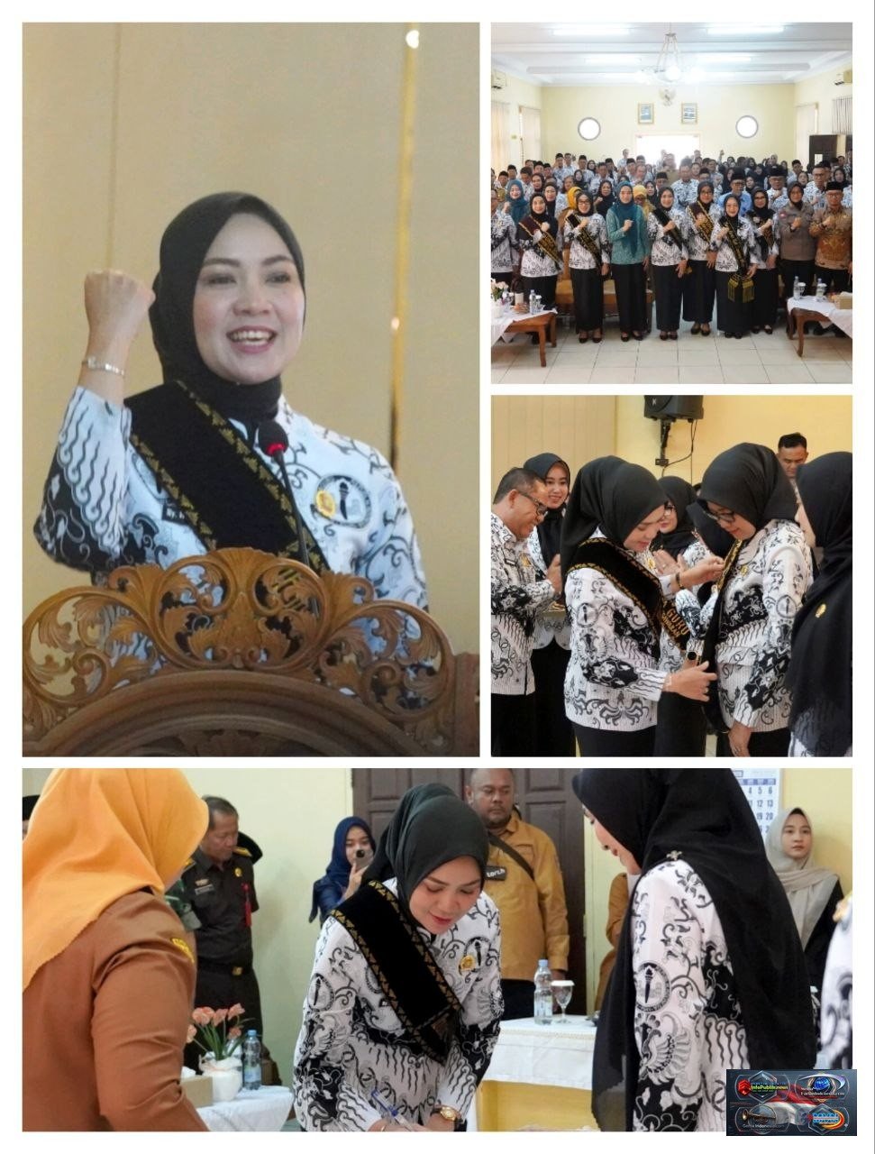 Lantik Lima Ibunda Guru Kabupaten, Purnama Wulan Sari Mirza Tegaskan Peran Strategis Pendamping Pendidikan