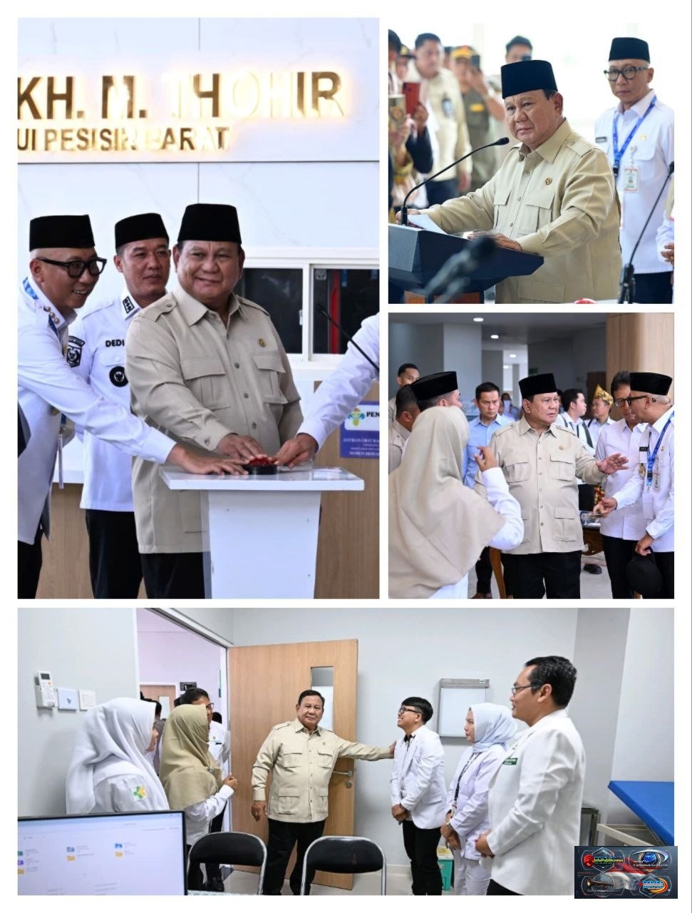Presiden Prabowo Resmikan RSUD K.H. Muhammad Thohir Krui, Hadirkan Layanan Kesehatan Modern Masyarakat Pesisir Barat