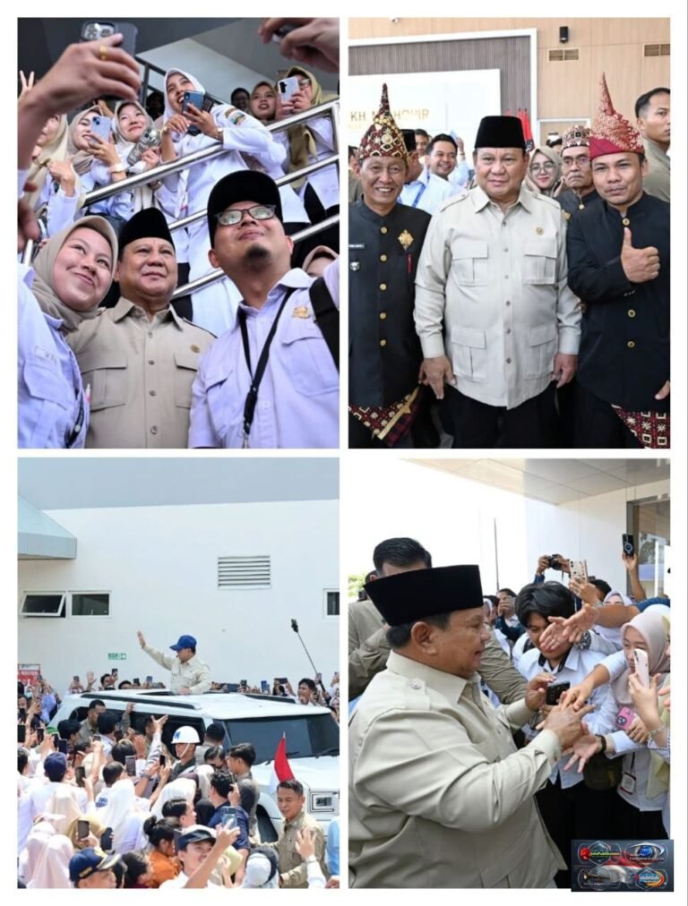 Meriah dan Penuh Kehangatan, Warga Pesisir Barat Sambut Kedatangan Presiden Prabowo