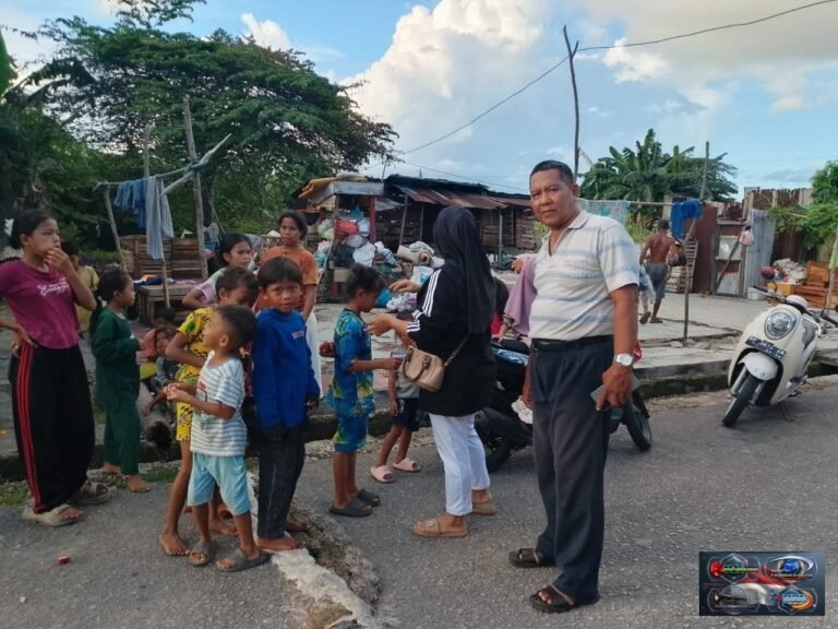 PWDPI Kepri Santuni Anak Yatim Piatu di Sungai Lakam Barat