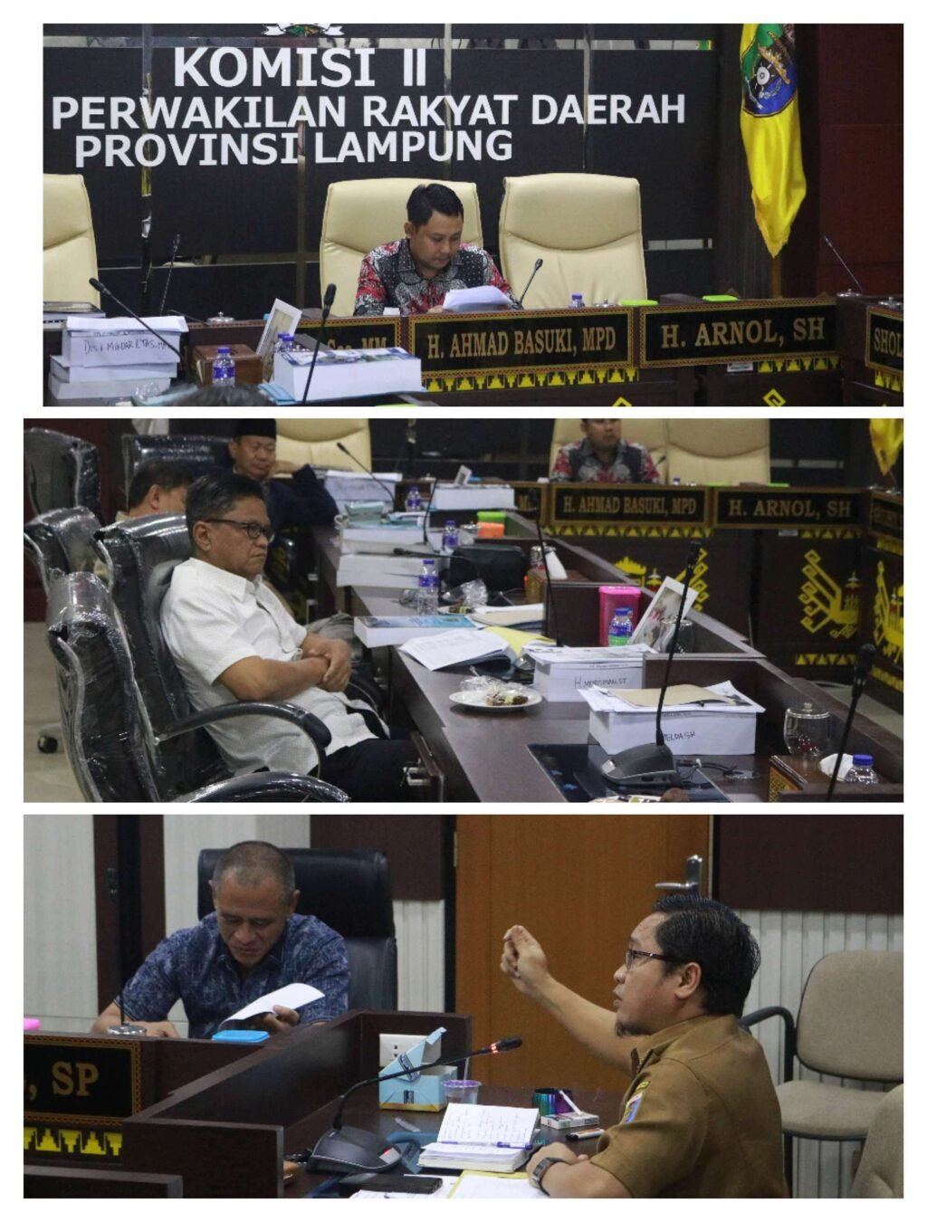 Komisi II DPRD Provinsi Lampung Lanjutkan RDP Bersama Enam OPD Mitra Kerja