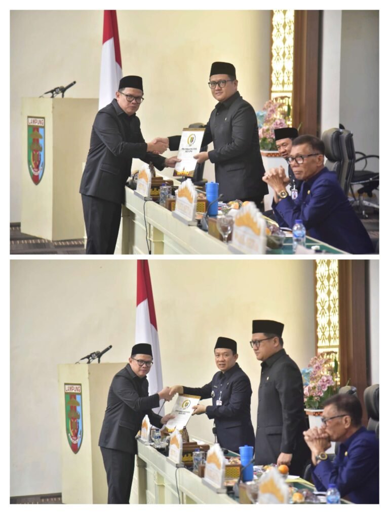 DPRD Provinsi Lampung Sahkan Rekomendasi atas LHP BPK RI terhadap LKPD Pemerintah Provinsi Lampung Tahun Anggaran 2025