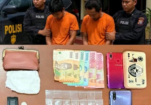 Polsek Bangko Ungkap Dugaan Peredaran Barang Terlarang di Bagan Hulu, Dua Pria Diamankan